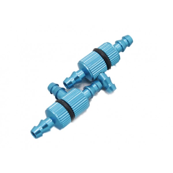Anodised Aluminium Fuel Pipe 3 Way Filtered Joint (1pc) [NITROFILTERTJOINT]